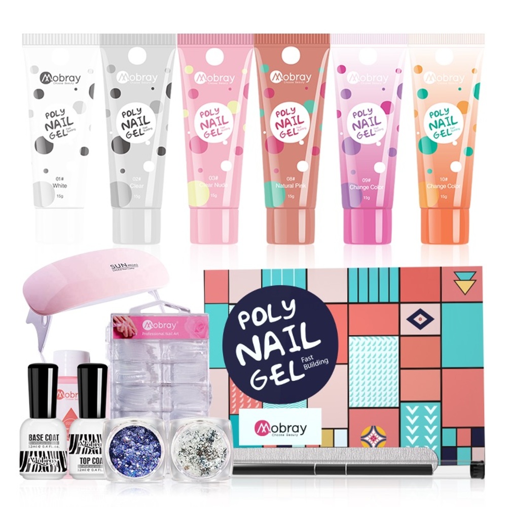 Premium Poly Gel Nail Art Kit